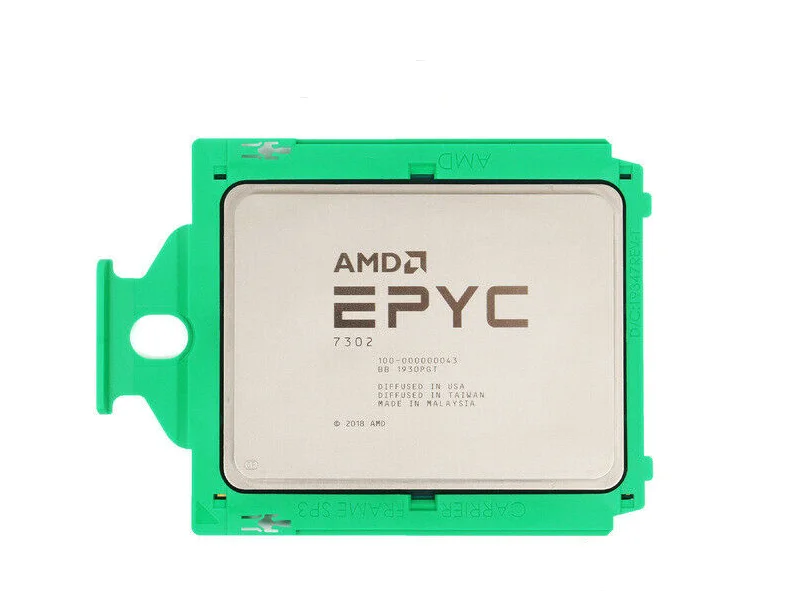 

AMD EPYC 7302 CPU 16 CORE PROCESSORN 3GHZ 128MB 155W SP3 100-000000043 PCIe 4.0