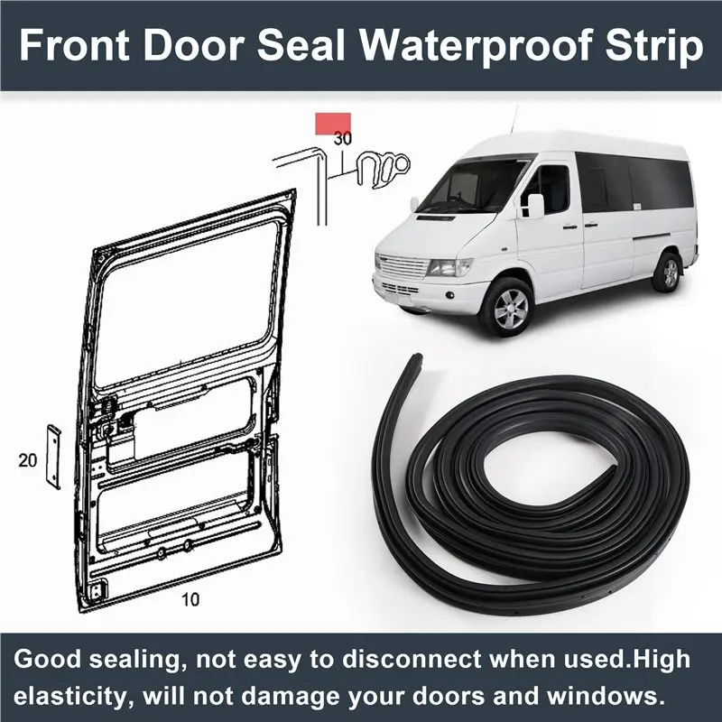 Уплотнительная лента для боковой дверной рамы автомобиля для VW Mercedes-Benz для LT28 LT35 LT46 Sprinter W901-W905 2D1843791C A9016970598 (art.: 3920dd1c8d623) - 3920dd1c8d623