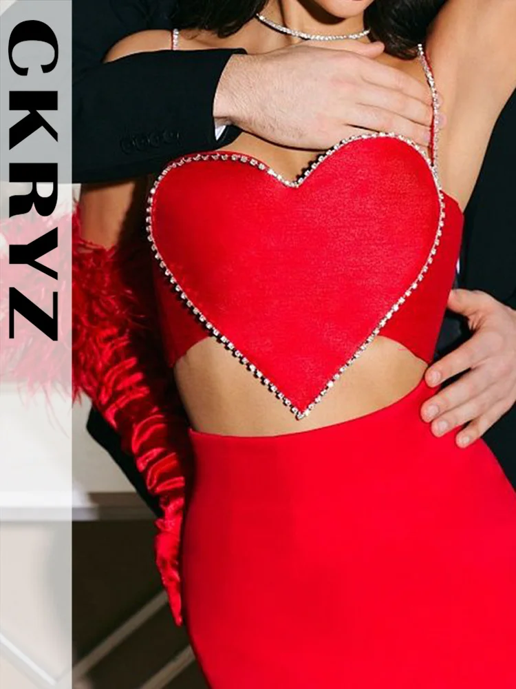 

Ladies Summer Sleeveless Backless Heart New Fashion Crop Top For Women 2023 Party Vacation Club Wear Y2K Outfits