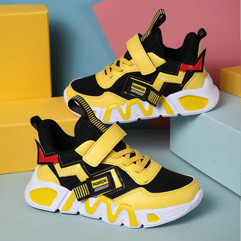 Spring and Autumn New Big Boys Sandals Hollow Mesh Sneakers Toddler Boy Shoes  Girl Shoes  Big Kids Shoes  Fashion Kids Shoes