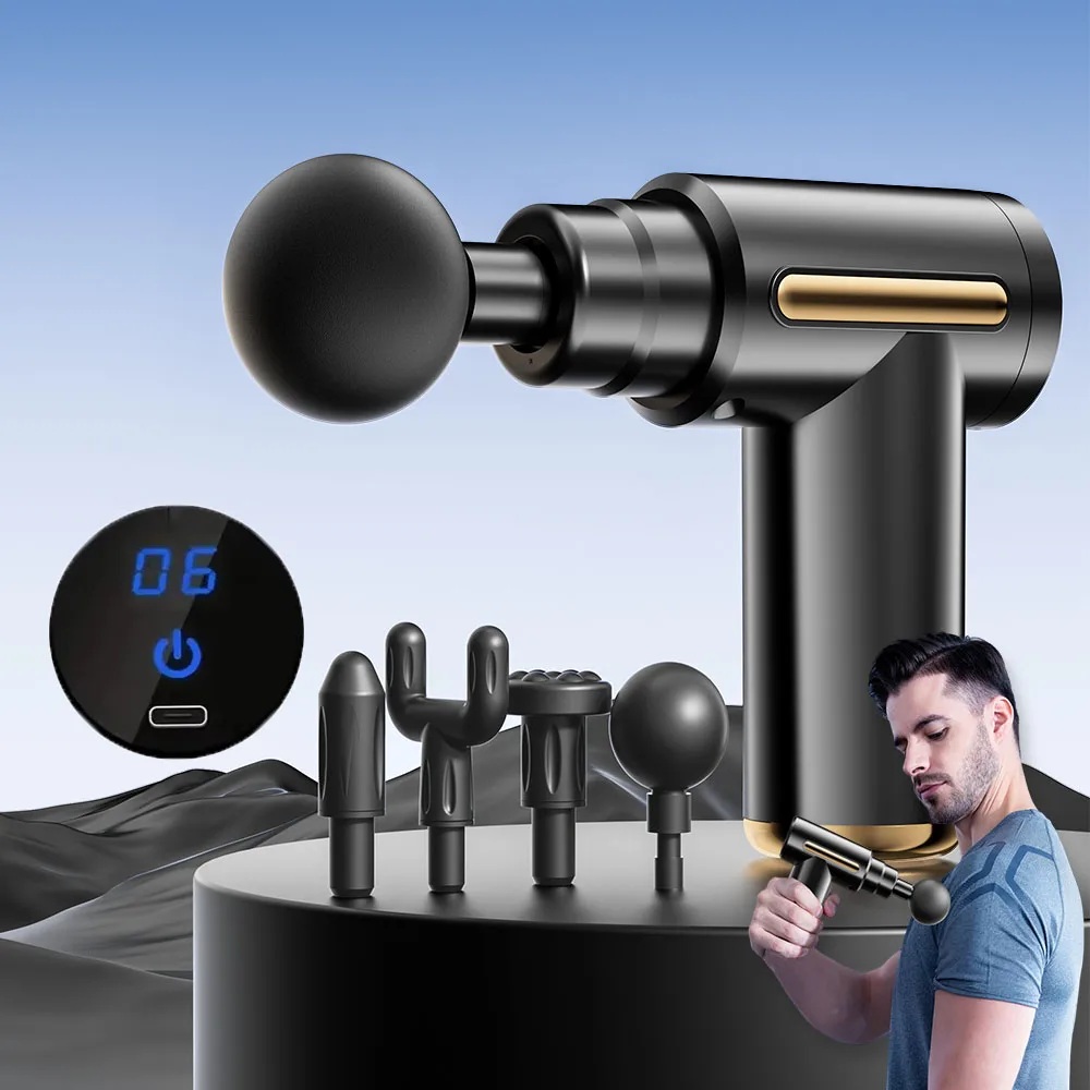 Портативный пистолет для глубокого массажа тканей