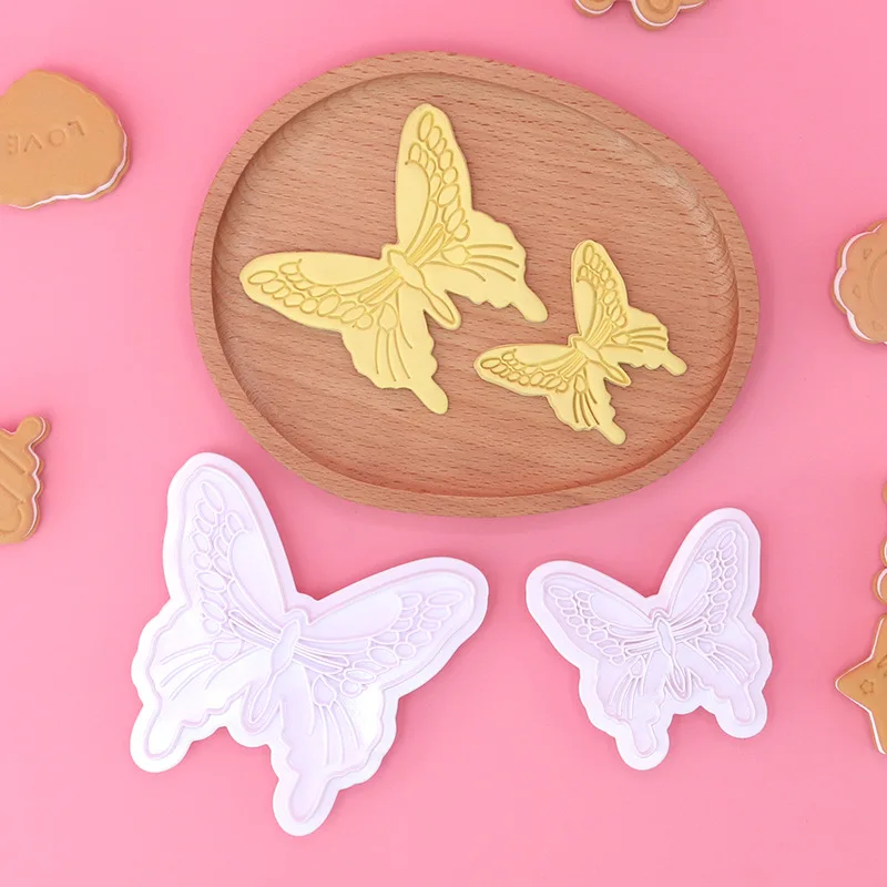 

Формы для печенья в форме бабочки, пластиковые, 2 шт.