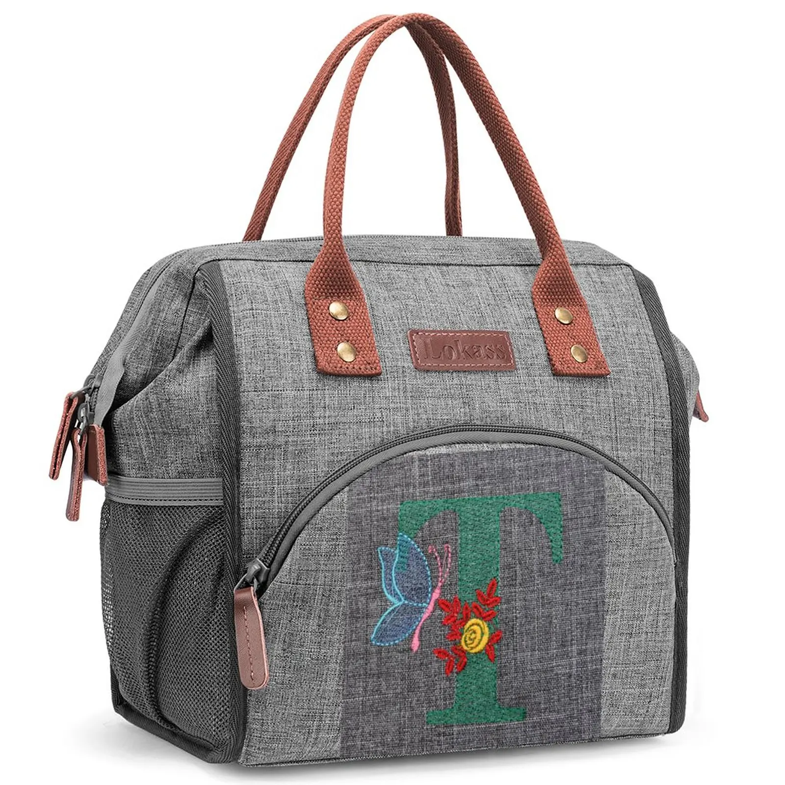 

Custom Pattern Print Thermal Lunch Bag Women Portable Insulated Cooler Bag Picnic Office Reusable Packed Lunch Box Tote Bags