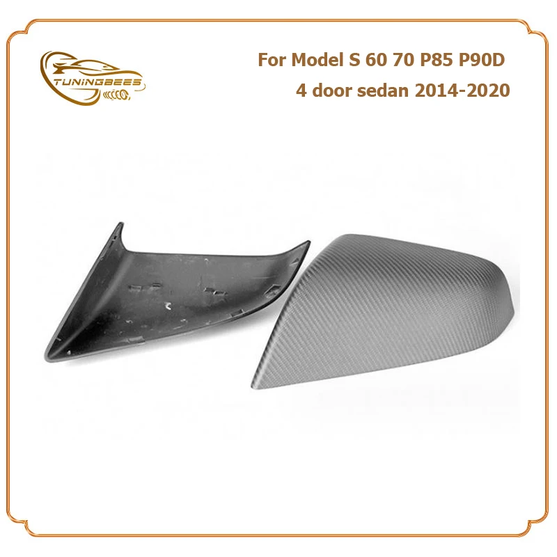 Стайлинг углеродное волокно задний вид для Tesla Model S 60 70 P85 P90D 4-дверный седан 14 15 16 17