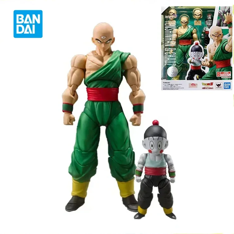 Оригинальные фигурки в наличии Bandai SHF Dragon Ball Z Ten Shinhan 1 0 Tenshinhan Chaoz 2 аниме