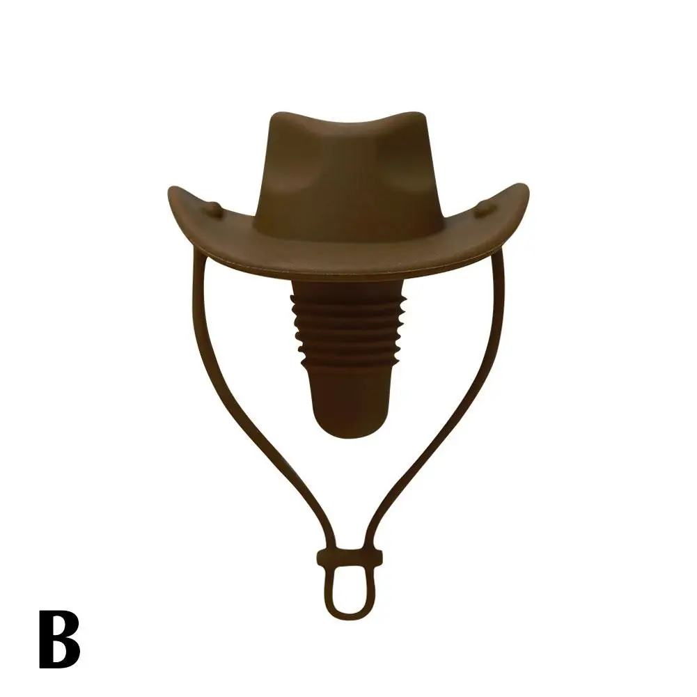 Силиконовая пробка для красного вина ковбойская шляпа в западном стиле