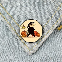 plague doctor printed pin custom funny brooches shirt lapel bag cute badge cartoon cute jewelry gift for lover girl friends
