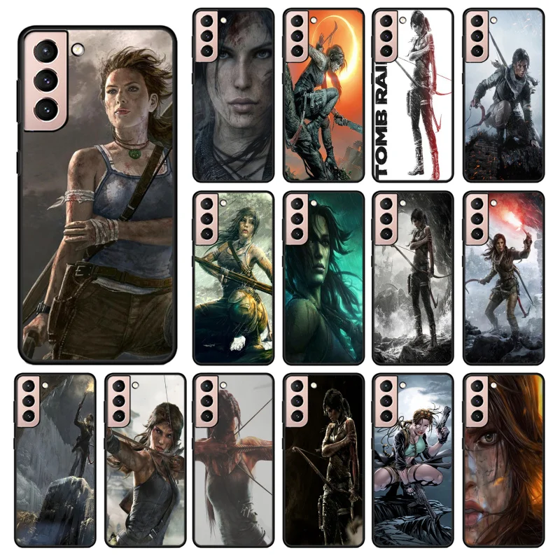 

Lara Croft Tomb Raider PhoneCase for Samsung S30 S23 S22 S20 Ultra S20 S22 Plus S11 S10 S9 Plus S21 Plus S10E