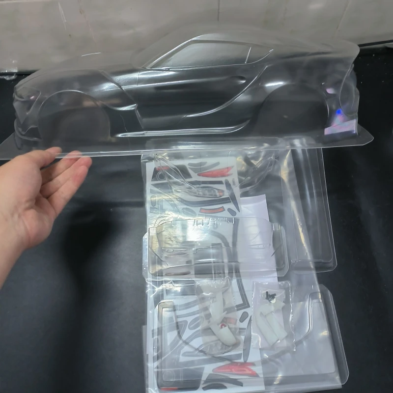 TC002 Scale 1/10 Supra GR прозрачный корпус с задним спойлером и детской пряжкой 3D крепление