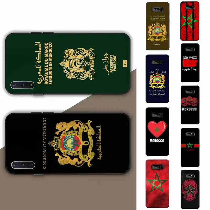 

Morocco Flag Phone Case for Samsung Note 5 7 8 9 10 20 pro plus lite ultra A21 12 72