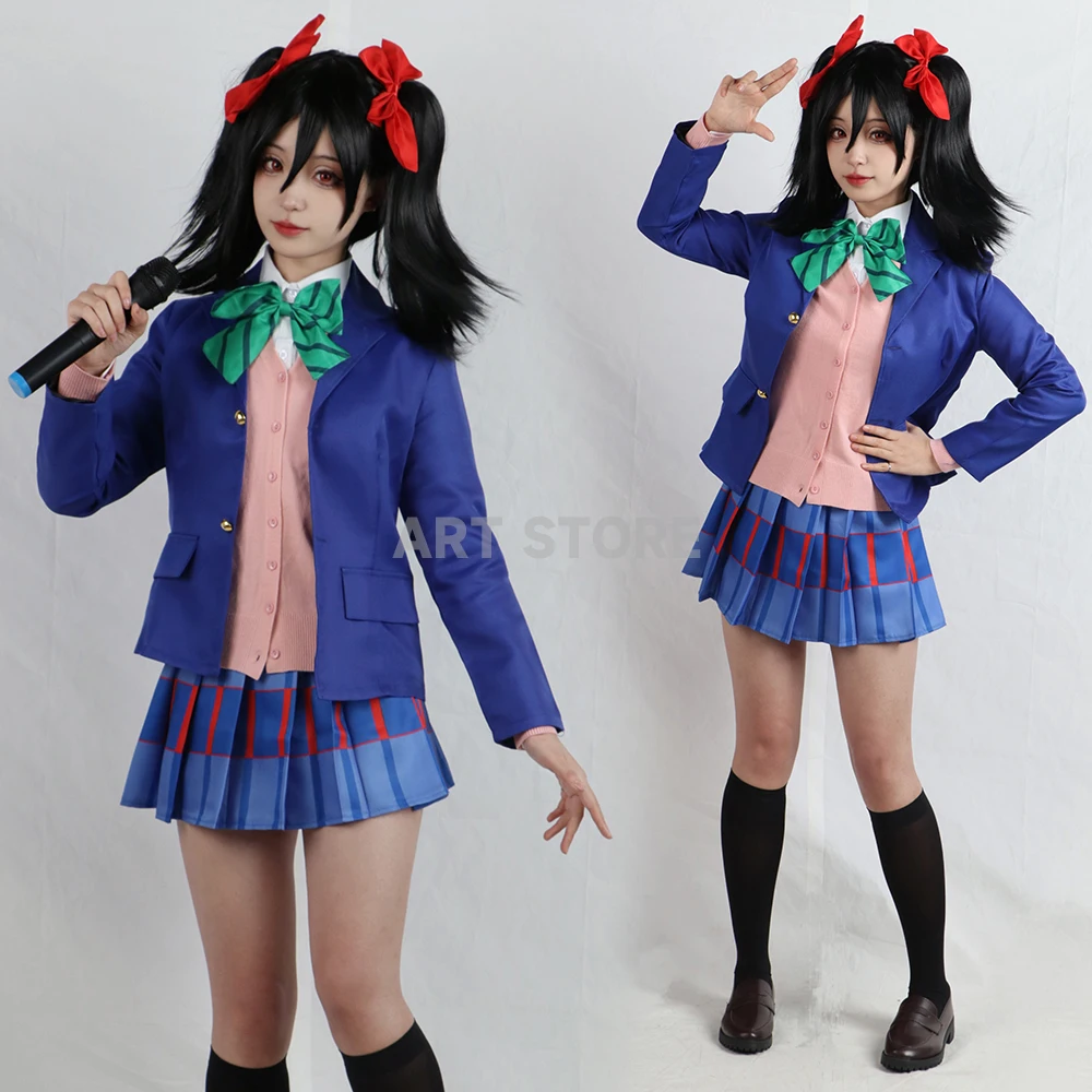 

Yazawa Nico Cosplay Anime LoveLive Costume Love Live Start Minami Kotori JK School Uniform Full Set Daily Wearing Women