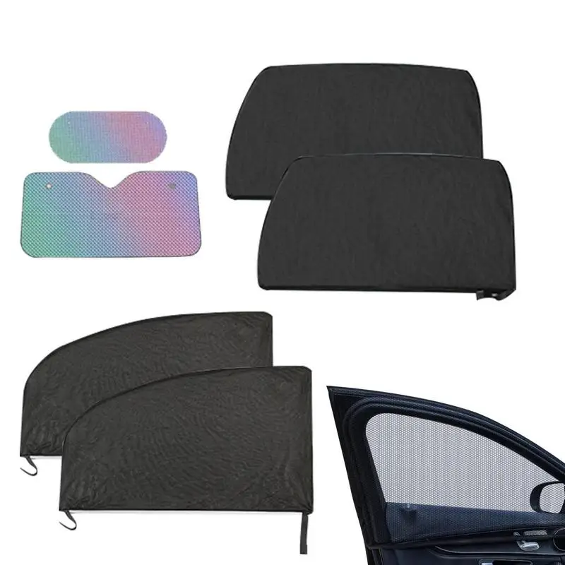 

Car Window Sunshade Universal Windscreen Folding Visor Reflector Auto Window SunShade Protector 6PCS Blackout Screen Car Accesor