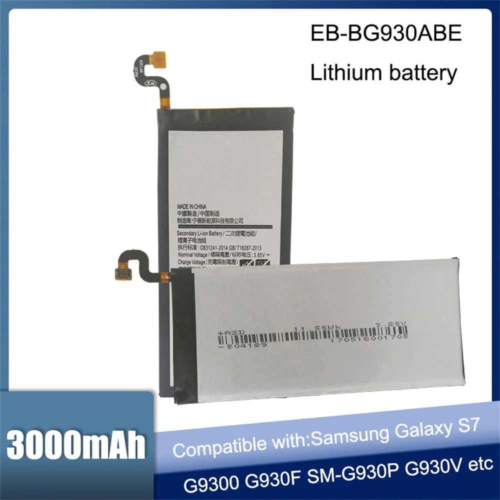 

Оригинальный телефон, аккумулятор емкостью 3000 мАч для Samsung Galaxy S7 EB-BG930ABE G930FD G930 G930A G930V/T G930FD G9300