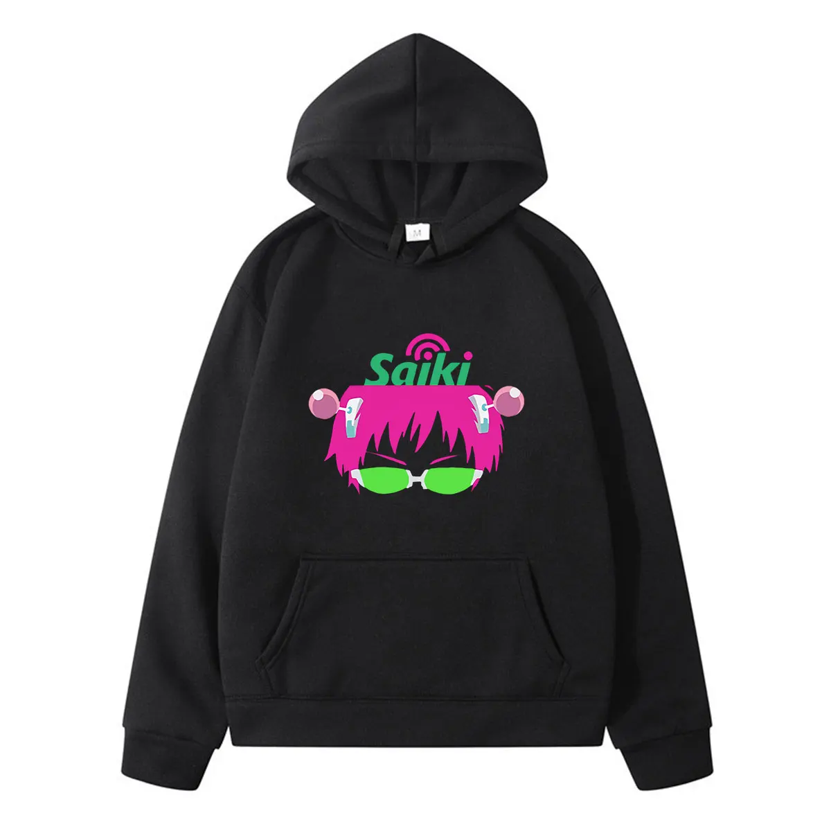

Anime The Disastrous Life of Saiki K Saiki Kusuo Winter Long Sleeves Loose Sports Casual Man Sweatshirt Simple Design Hip Hop