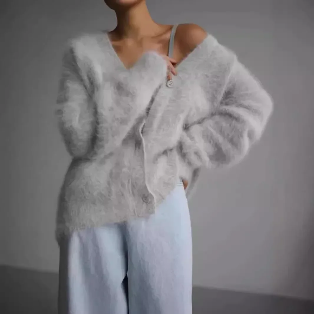 Женский меховой свитер NoEnName_Null