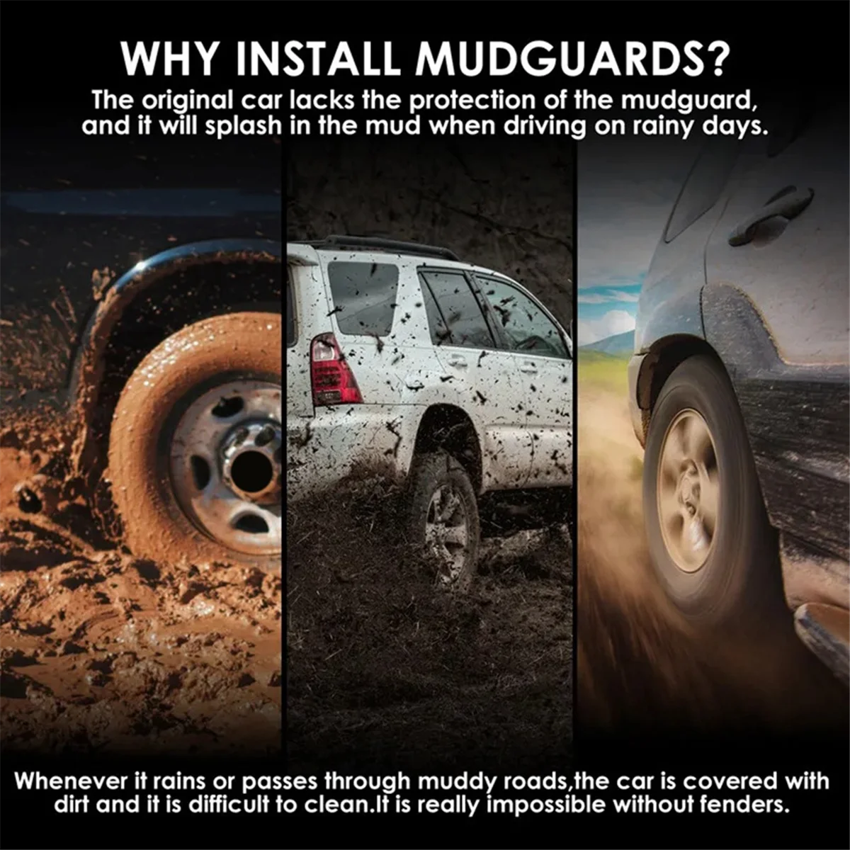 4 шт. автомобильные брызговики крыло для VW GOLF 7 MK7 2014-2017 аксессуары