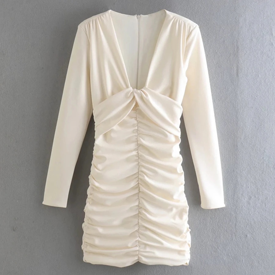 

Женское платье-футляр с V-образным вырезом, в английском стиле