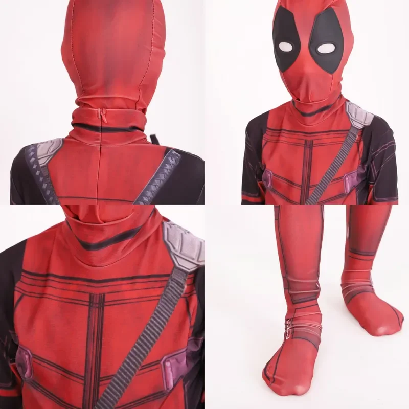 FC6Хэллоуин Deadpools Детский костюм для взрослых с маской Косплей Костюмы мальчиков и