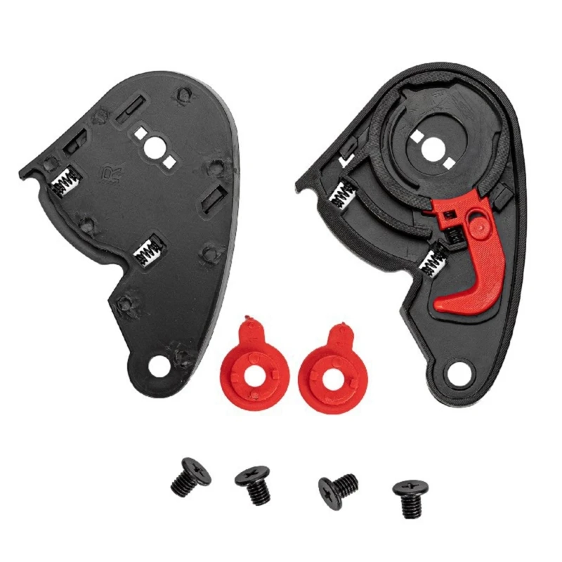 X6HF 1 пара мотоциклетных шлемов козырьки базовая пластина для крепления шестерни