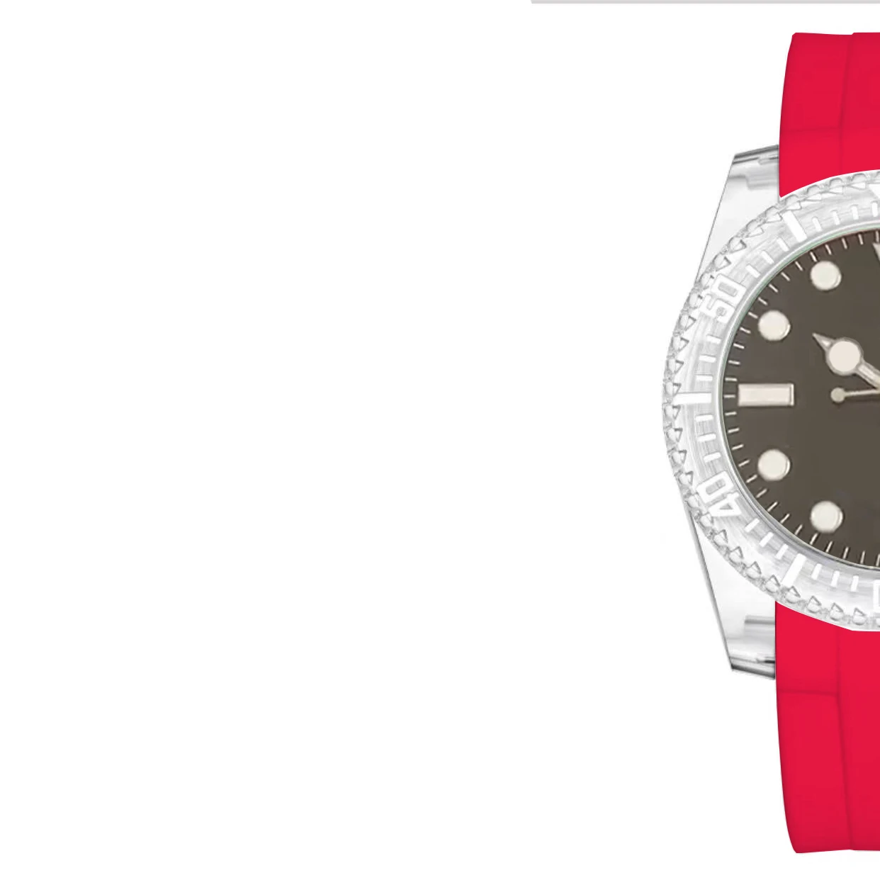

NIGO Transparent Crystal Watch Accessories Jewelry #nigo82463