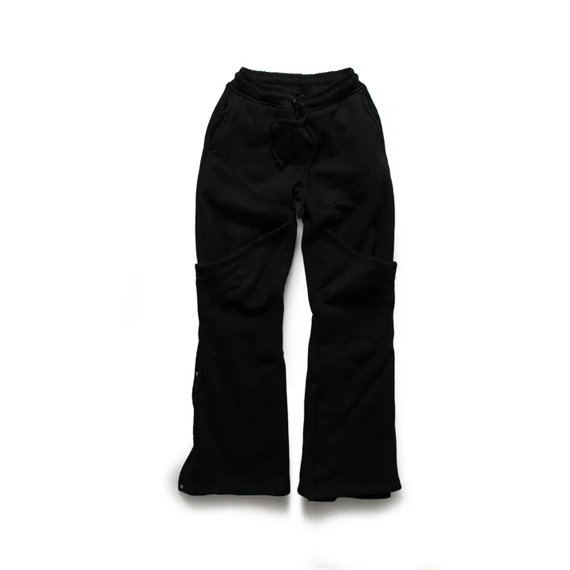 TOP EMERGENCY 23FW PRAYER SWEATPANTS Cargo Men Women 1:1 High Quality Drawstring Black Zipper RRR123 Pants Overalls