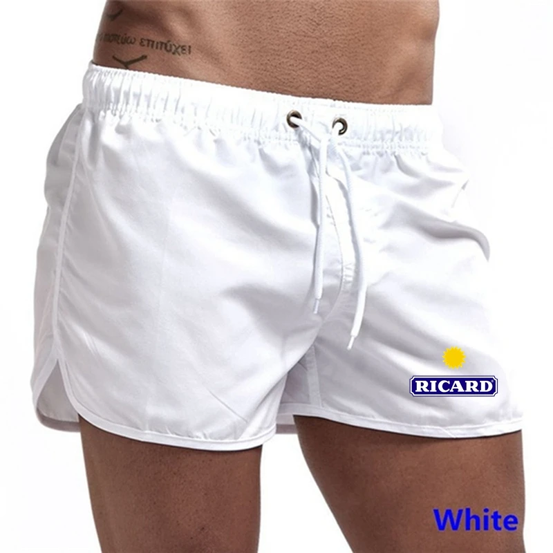 

Ricard Men's Printed Shorts, Breathable Lace Sportswear, Beach Drying, Gym&Fitness, Summer
