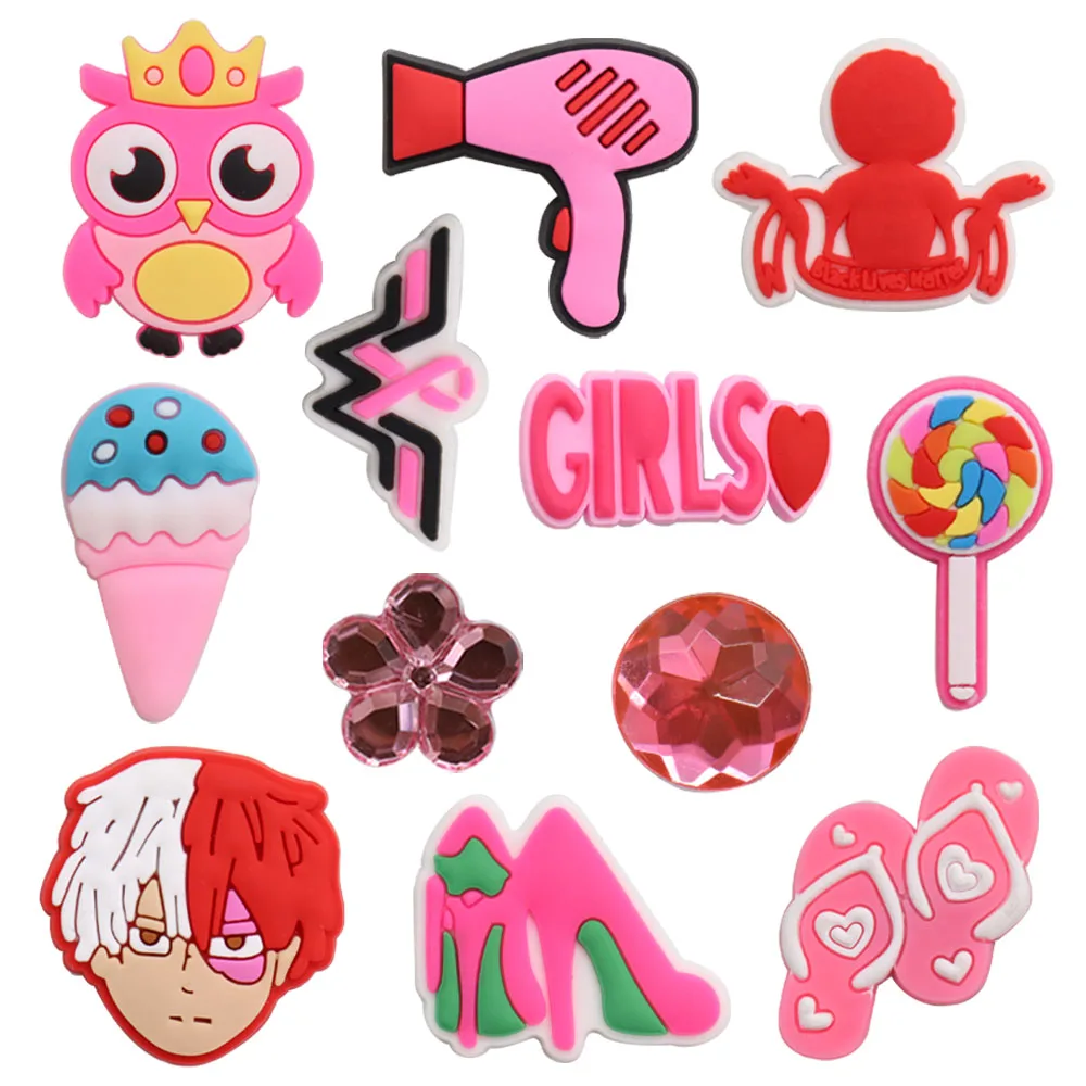 

1-12 шт., подвески для обуви в виде мороженого