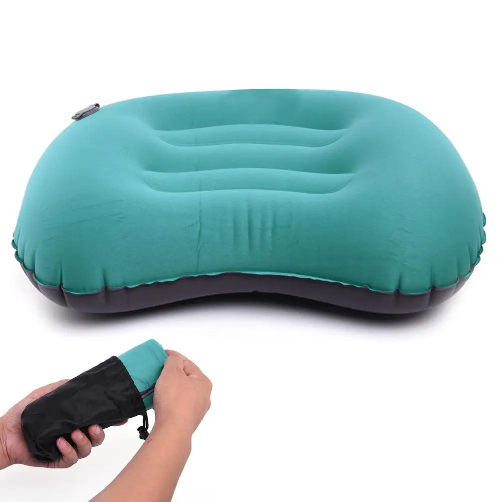 

Led Inflatable Pillow U-shaped Curved Portable Mini Ultralight Outdoor Camping Soft Blow Up Pillows For Camp Beach Travel