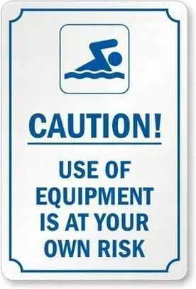 

Предупреждающий знак для декора стен, 8X12, алюминиевые металлические знаки, внимание! Использование всех оборудования под вашим собственным...