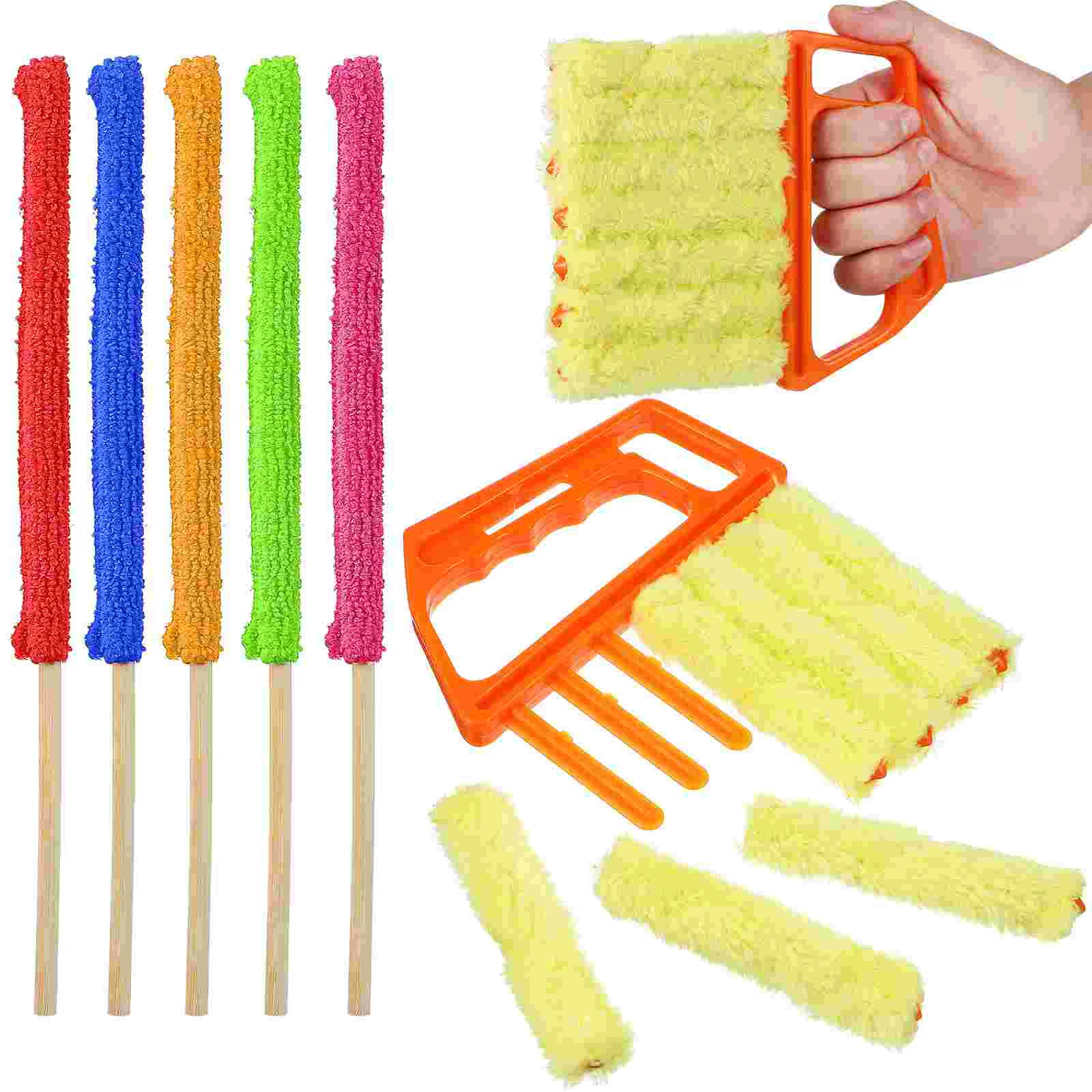 

Cleaner Duster Cleaning Tool Window Brush Blind Crevice Fan Dusters Mini Stick Ceiling Microfiber Detail Blinds Wands Sticks