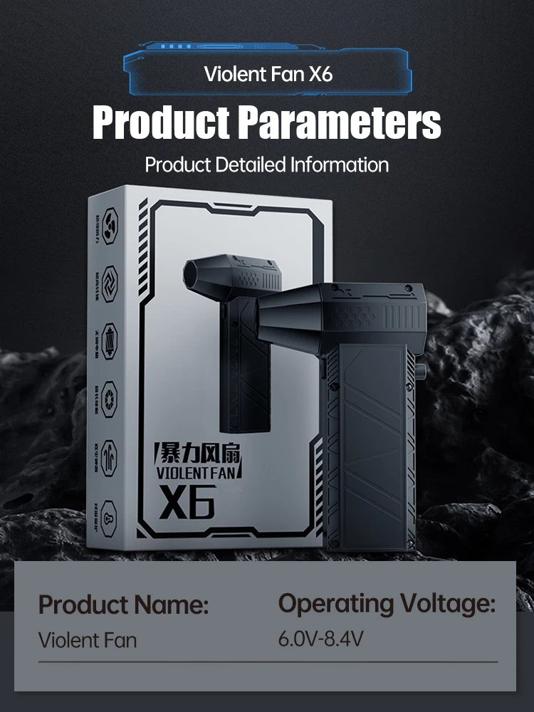 X6PRO Турбореактивный вентилятор 140000 Воздуходувка в минуту бесщеточный двигатель