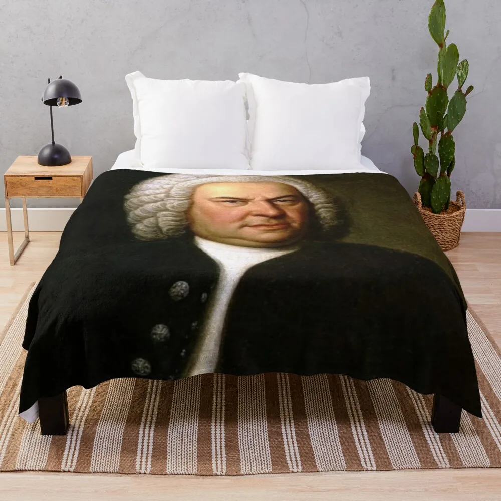 

Johann Sebastian Bach Throw Blanket blanket lace Camping blanket