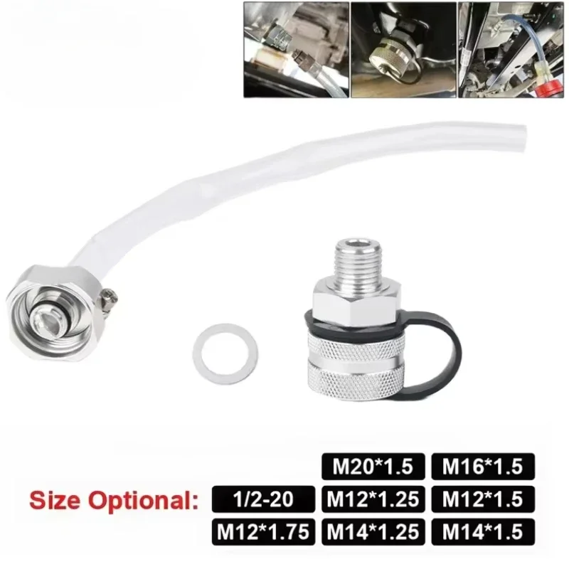 Клапан слива масла из алюминиевого сплава быстрый слив для M14*1 5 25 M12*1 с насадкой