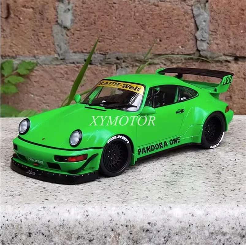 

Solido 1/18 For Porsche RWB 964 911 2011 Metal Diecast Model Car Green Toys Gifts Hobby Display Ornaments Collection