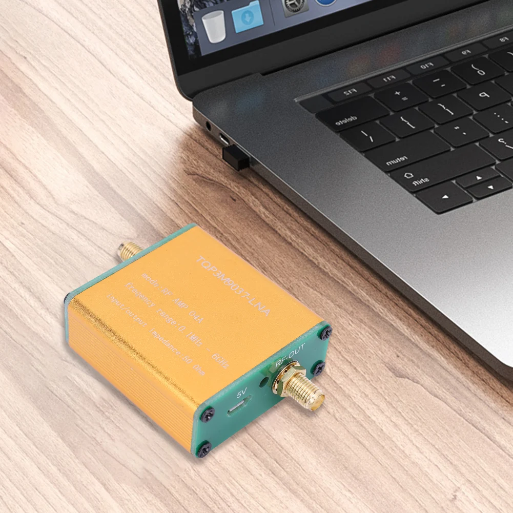 

Предусилитель радиочастотной мощности 0,1 МГц ‑ 6 ГГц с высоким коэффициентом усиления LNA 20 дБ модуль предусилителя Professional для коротковолнового радиочастотного программного обеспечения