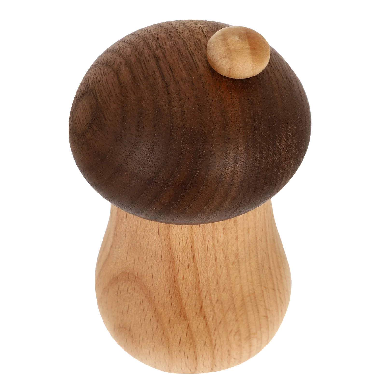 

Toothpick Holder Dispenser Box Wood Holders Lidcase Cute Novelty Decorative Toothpicks Container Cotton Jar Mushroom Swab Bottle