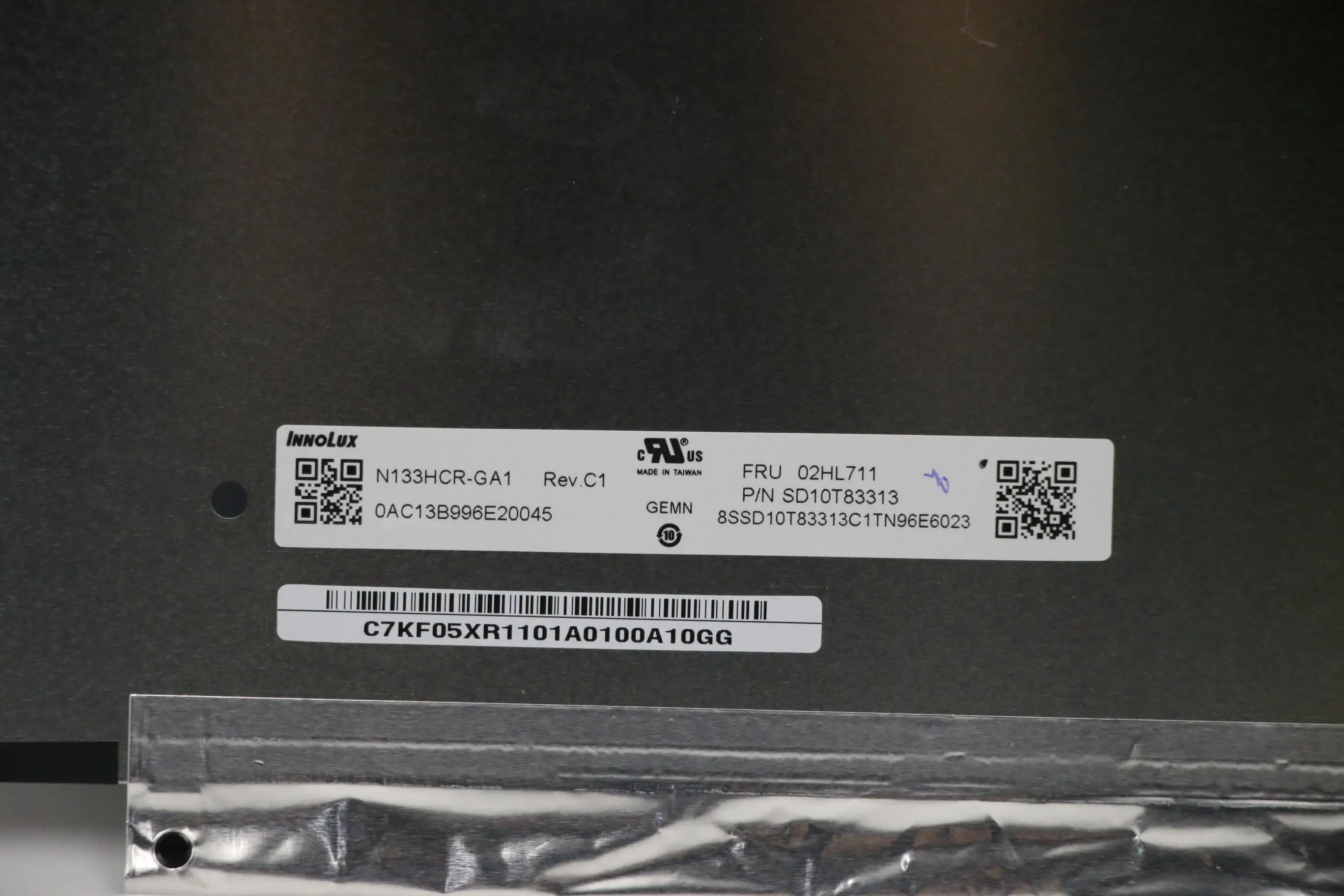 15 6-дюймовый IPS FHD N133HCR-GA1 eDP 30-контактный Ноутбук 13 3 x 72% фотопанель N133HCR GA1 matrix NTSC