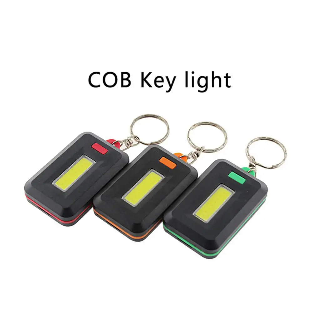 

1 шт., портативный мини-брелок для ключей с COB светодиодами