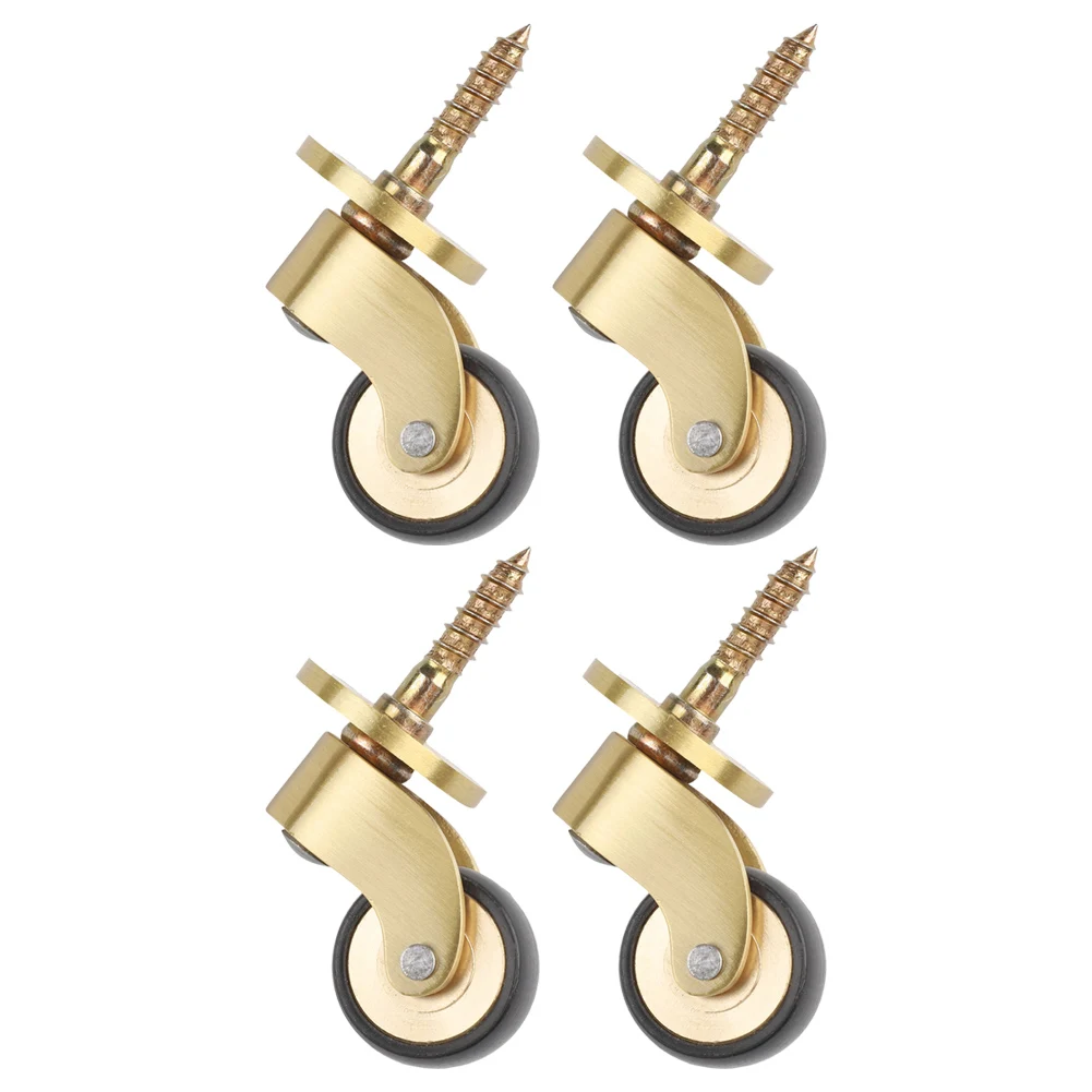 

Мебельные ролики YAFEX латунные 360° 4 шт