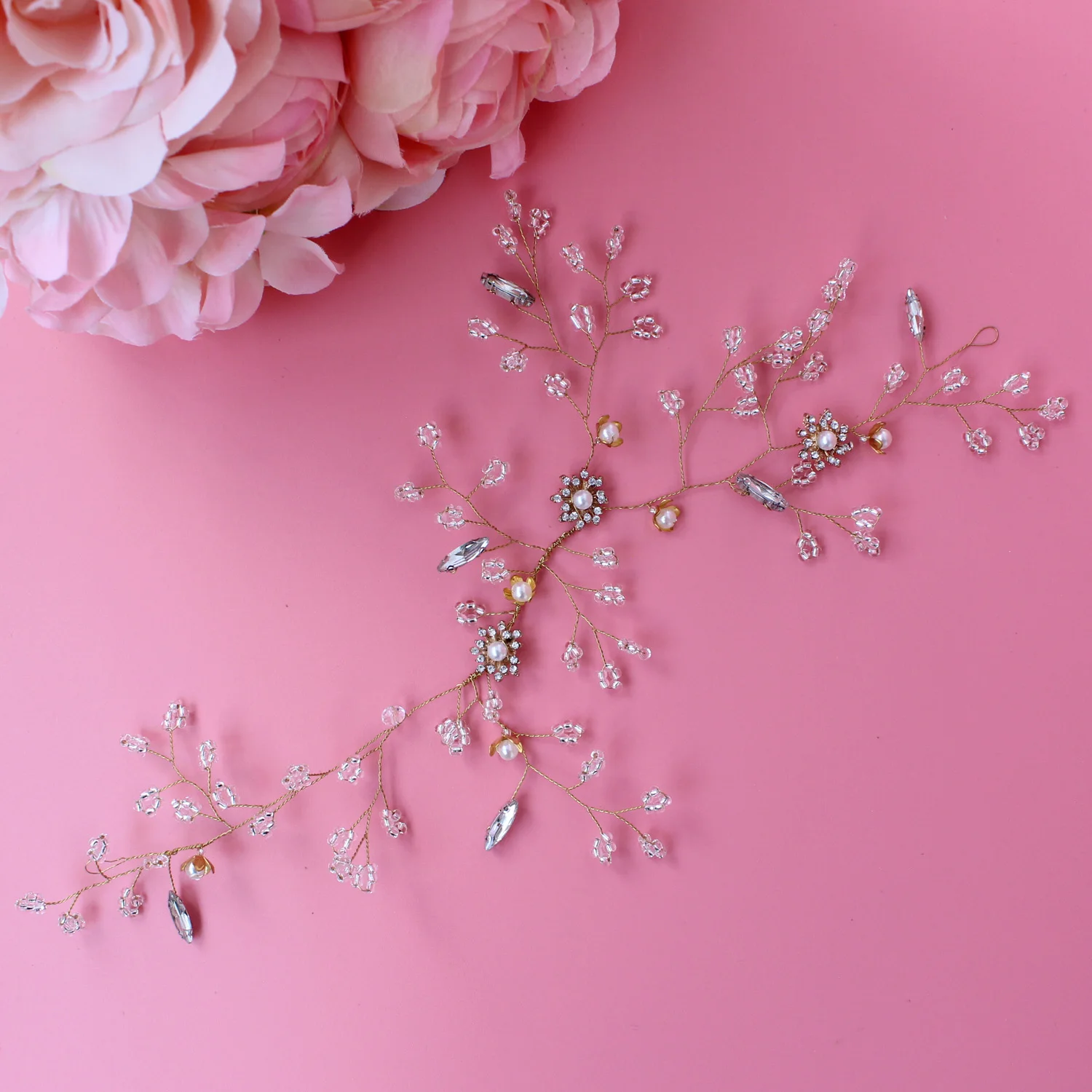 

Изысканные свадебные жемчужные украшения, свадебные тиары, свадебные аксессуары