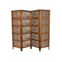 high quality 4 panel white wood room divider traditional room partition at best wholesale price