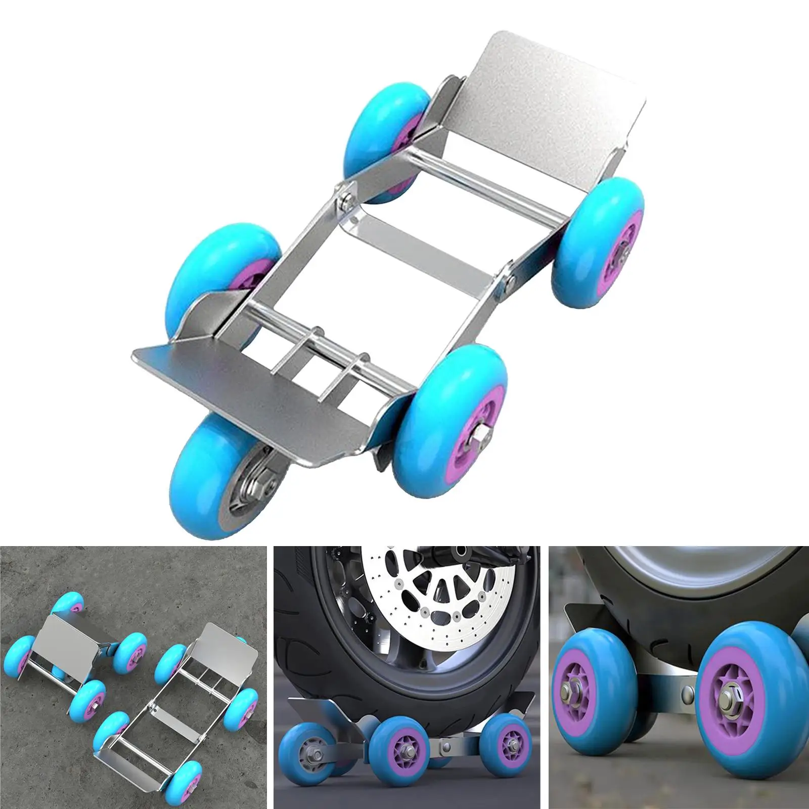 Мотоциклетное устройство для перемещения электромобиля тележка мотоциклетный