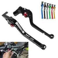 for yamaha mt125 mt 125 mt 125 2014 2021 shortlong cnc adjustable brake clutch levers handles lever motorcycle accessories