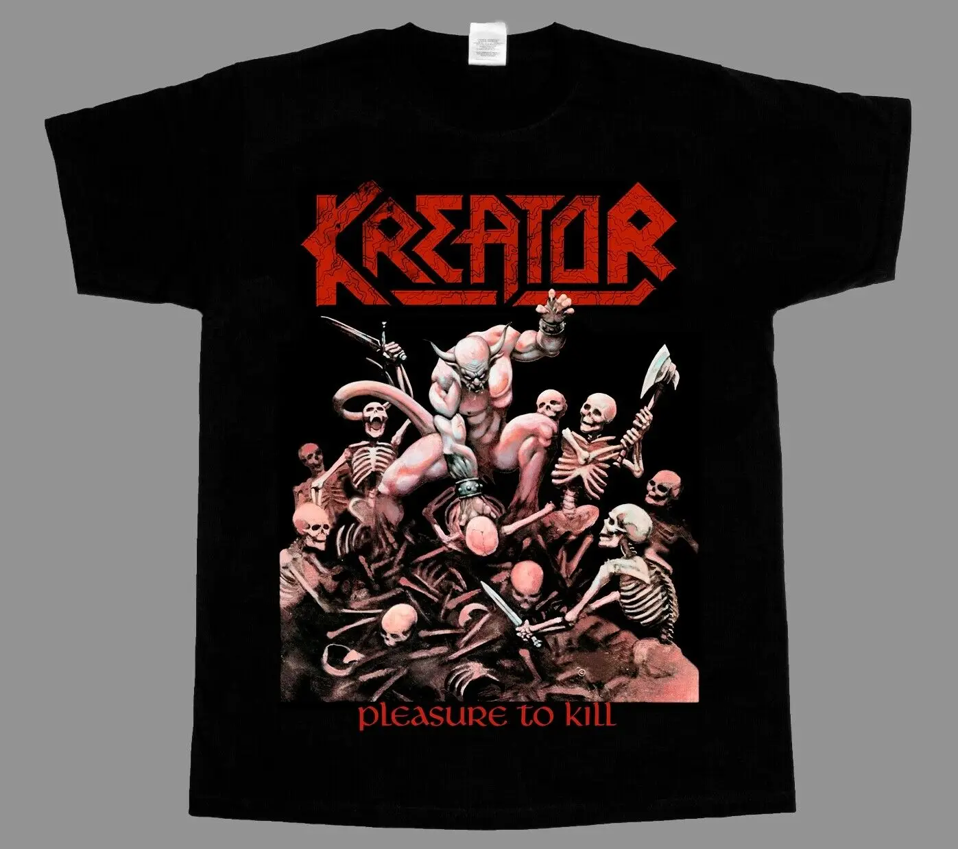 

KREATOR PLEASURE TO KILL NEW BLACK T-SHIRT