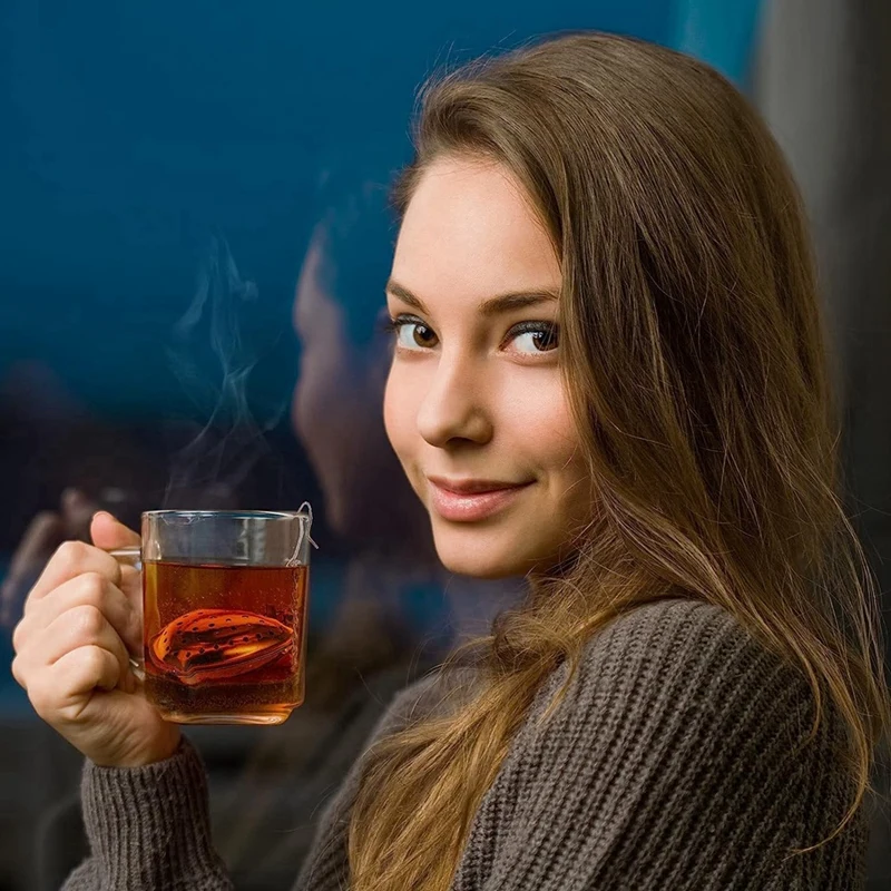 25 шт. ситечко для чая заварочный шарик из нержавеющей стали свободный удлиненный