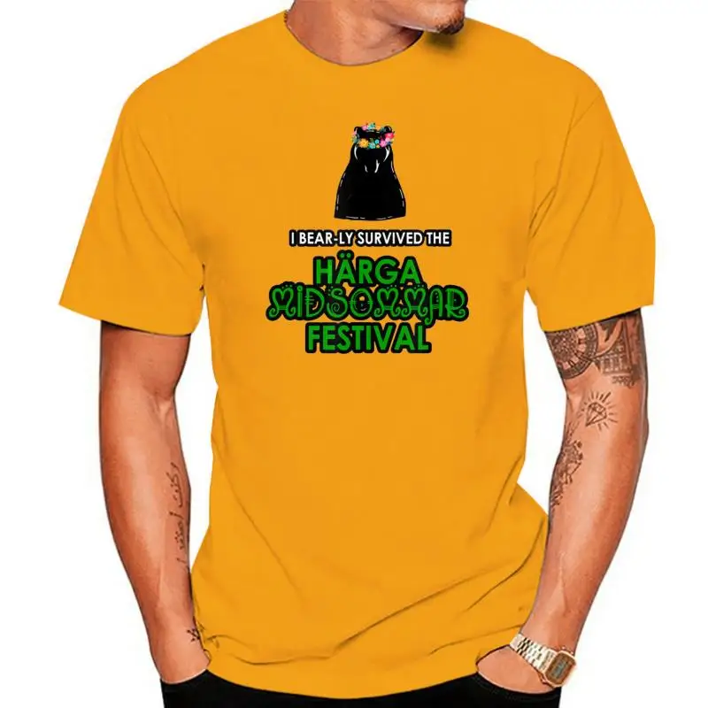 

Men'S I Bear-Ly Survived The Harga Midsommar Festival T-Shirt Size M-3Xl Outdoor Wear Tee Shirt
