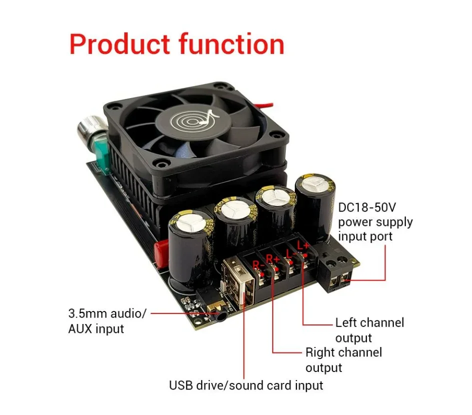 SOTAMIA 300Wx2 TPA3255 Bluetooth усилитель аудио двухканальный Hi-Fi стерео цифровой мощности