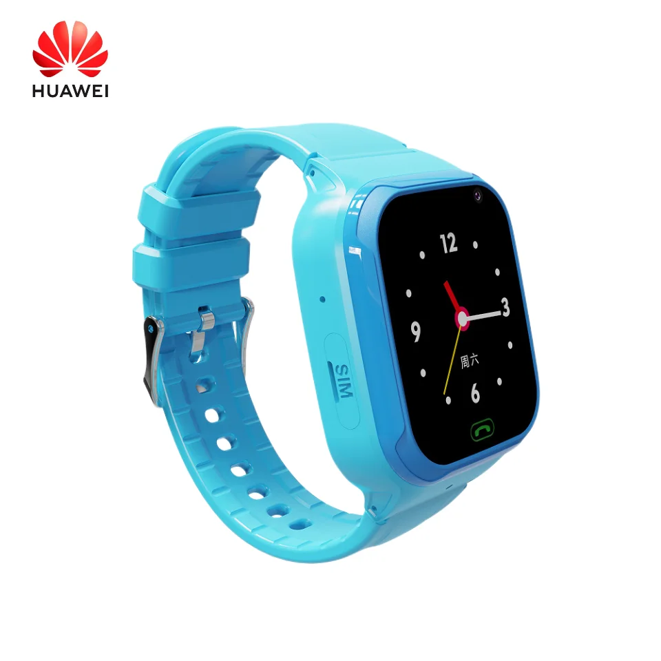 

Huawei Kids 4G Smart Watch Boy Girls Sim Card Video Call WiFi Chat Camera SOS LBS Location Flashlight IP67Waterproof SmartWatch