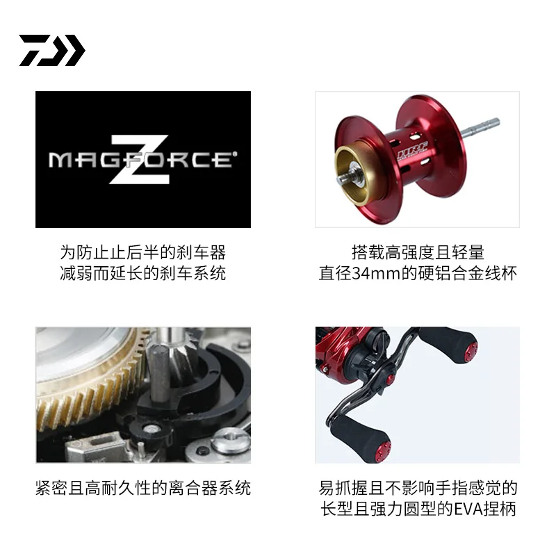 Оригинальная катушка DAIWA HRF PE SPECIAL Baitcasting Reel профиль соотношения 8 1:1 корневая