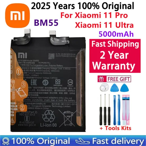 Оригинальный аккумулятор BM3L BM3M BM4F BM4N BM4X BM4Y BM55 BP42 BM58 BM59 для Xiaomi Mi 8 9 10 11 11i 11T Ultra SE Lite 5G Батареи